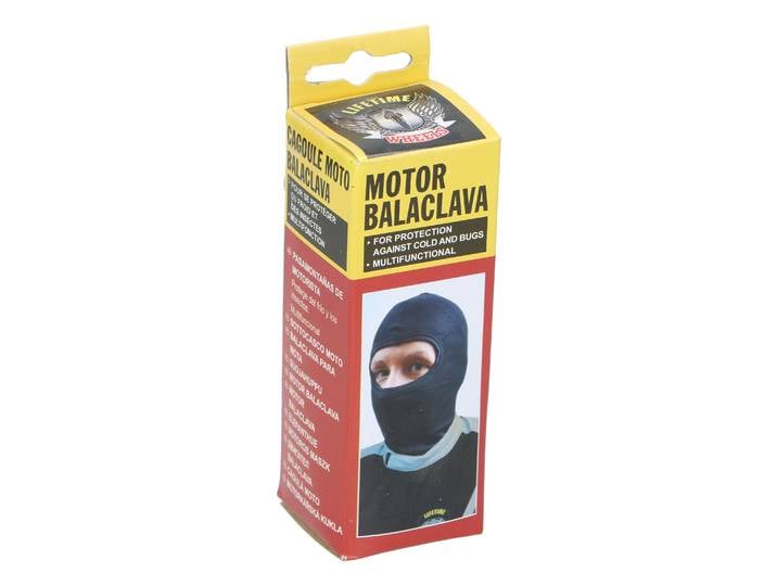 Motorrad Kopfmaske schwarz
