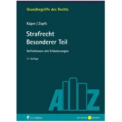 Strafrecht Besonderer Teil, Fachbücher von Wilfried Küper, Jan Zopfs