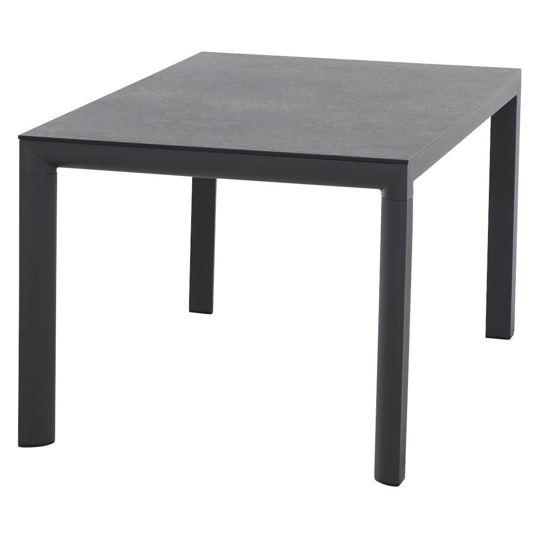 Siena Garden Silva Dining Tisch 137,5x90cm matt anthrazit / HPL titan (140 x 90 x 74 cm) (S08847)