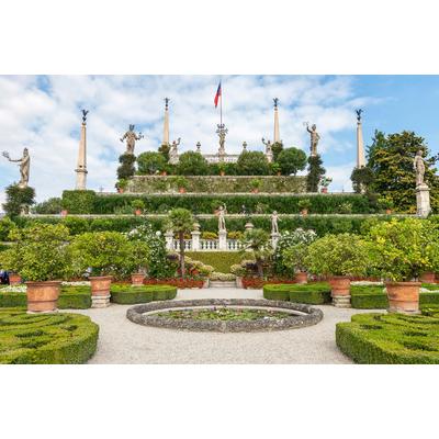 Fototapete PAPERMOON "Palastgarten", bunt, B:3m L:2,23m, Vlies, Tapeten