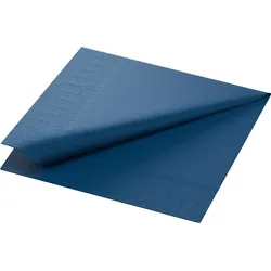 3000 Duni Tissue-Servietten 33 x 33 cm Dunkelblau 1-lagig
