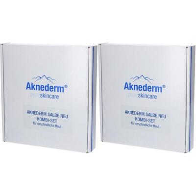 Aknederm Salbe Neu Kombiset für empfindliche Haut 2x 2x1 St Kombipackung