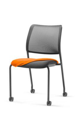 Sitz-Husse, für Besucherstuhl to-sync meet, nachrüstbar, orange