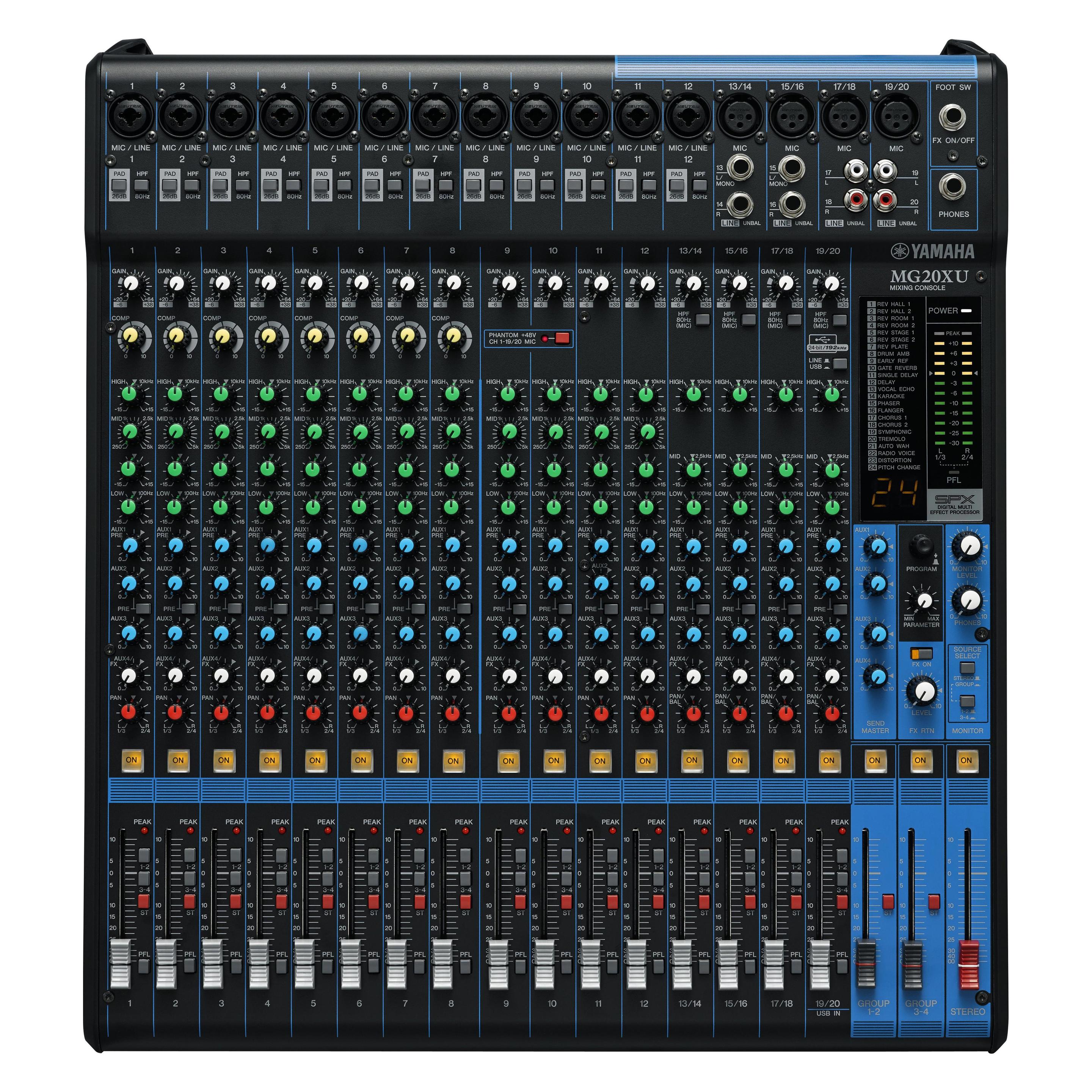 Yamaha Mg20xu (Studio- und Livemixer) (MG20XU)