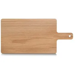 Zeller Present Schneidbrett Eiche 53x26x2 cm, Schneidebrett, Braun