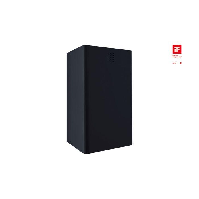 Proox Abfallbehälter ONE dark passion DP-200 Alu schwarz