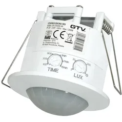 Unterputz-Bewegungsmelder CR-5 weiß 360° Einbau Infrarot UP CR-CR5000-00