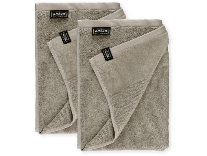 Duschtücher Sense , beige (sand), B:70cm L:140cm, Frottee, Obermaterial: 100% Baumwolle, SCHÖNER WOHNEN-KOLLEKTION, Handtücher, Duschtücher, mit Velourborte, hautschmeichelnde Airtouch Qualität, super weich