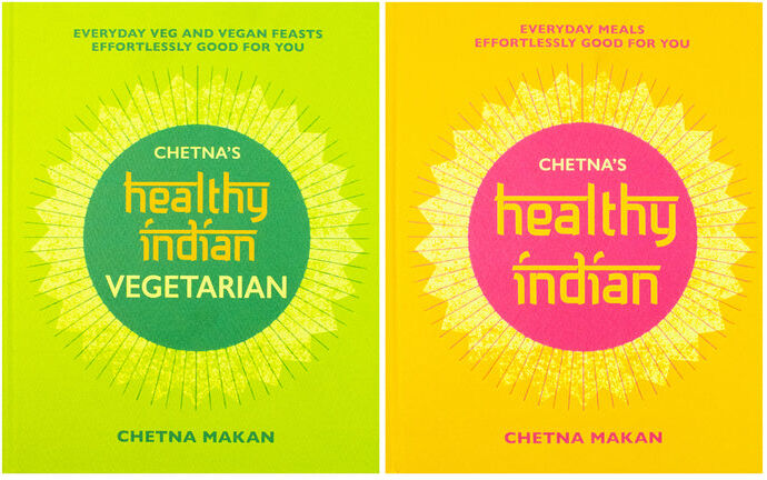 Mitchell Beazley Chetna's Healthy Indian and Healthy Indian Vegetarian By Chetna Makan 2 Books Collection Set