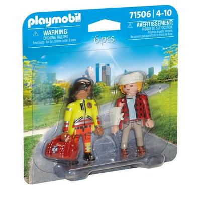 playmobil DuoPack Sanitäterin mit Patient
