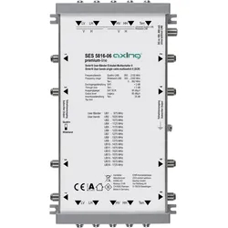Axing SES5816-06 Einkabel-Multischalter II, 5 in 8 x 16, premium-line SES581606 SES 5816-06