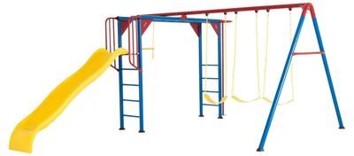 Lifetime Monkey Bar Adventure Swing Set (Earthtone)