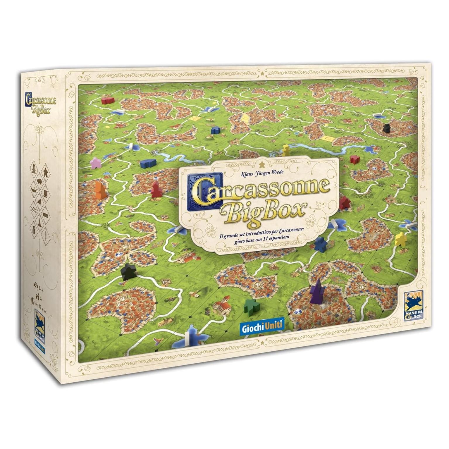 Giochi uniti Carcassonne - Big Box 2022: Italian Ed (Italienisch, 2 - 6 Spieler) (B09NTZRRYQ)