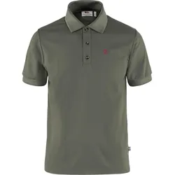 FJÄLLRÄVEN Crowley Pique Poloshirt Herren | Gr. M | grau - grau