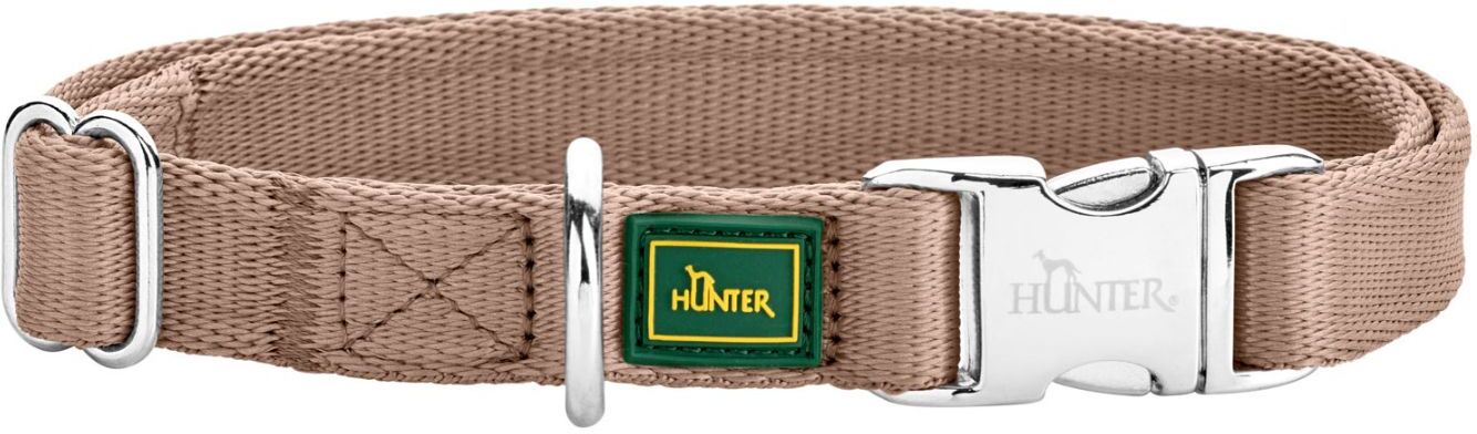 Hunter Collare per Cani Regolabile Inari Alu-Strong Beige M 30-45cm