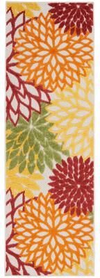 Nourison Aloha Floral Modern, Indoor/Outdoor Area Rug