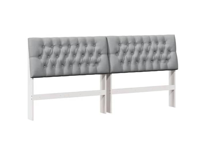 HGLADYU Gepolstertes Kopfteil aus massivem Kiefernholz 200 cm mit rechteckigem minimalistischen Design für Ihr Bett