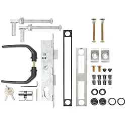 Alberts® Zubehör-Set für Wellengitter-Tore bis 1500 mm Höhe, grün 653811