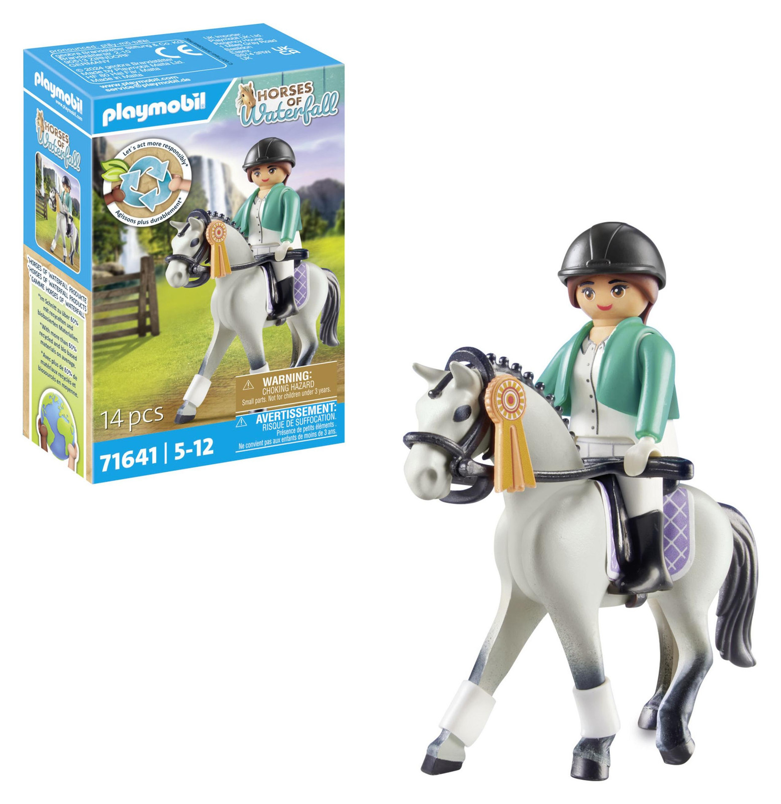 Playmobil Waterfall Paarden Turnierruitster 71641