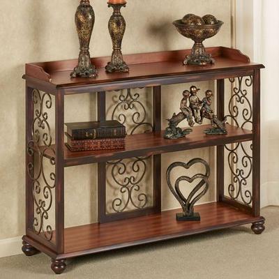 Touch of Class Ashburn Console Table Regal Walnut , Regal Walnut