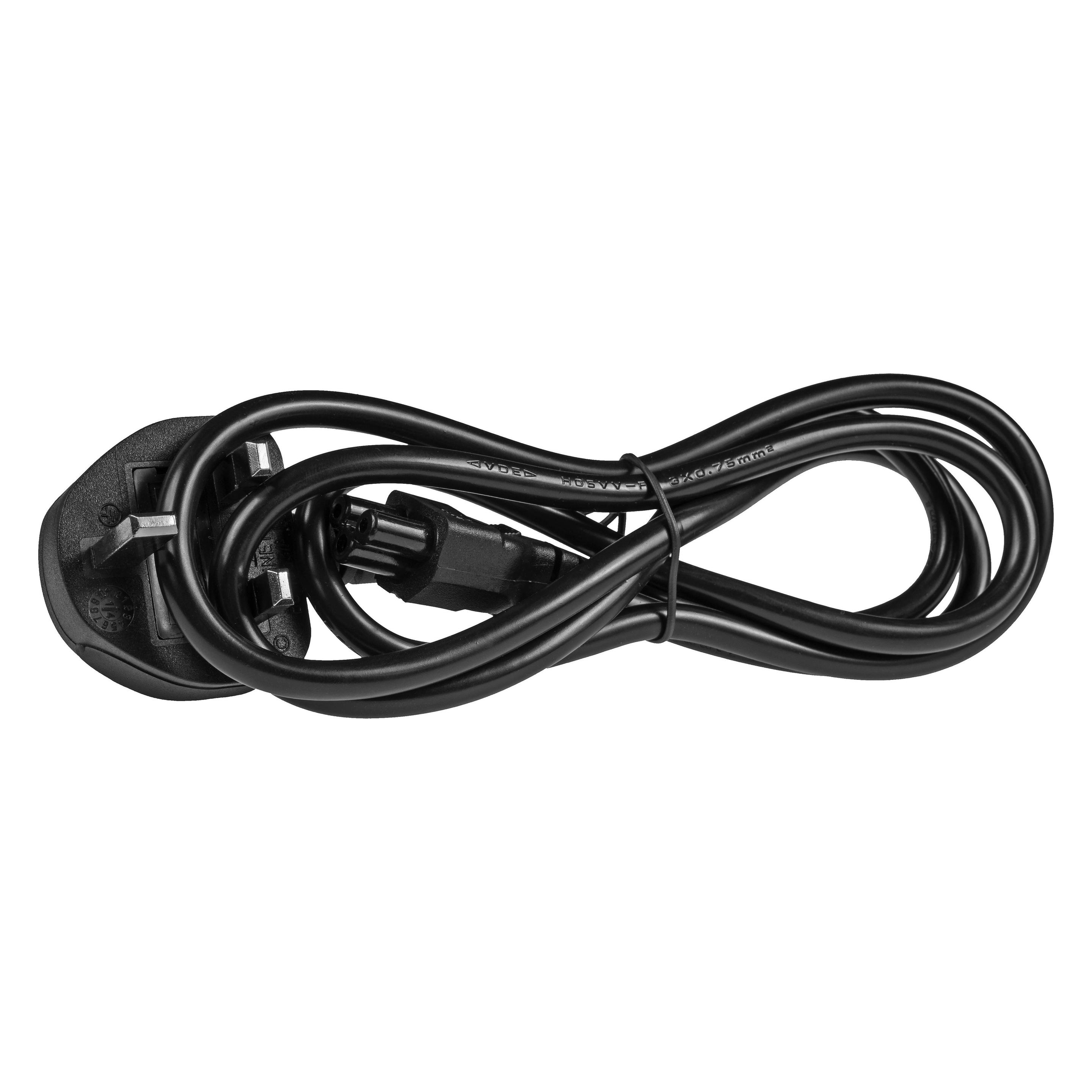 GreenCell Power cable 3 PIN clover 1.2m UK version (1.20 m) (KAB21)