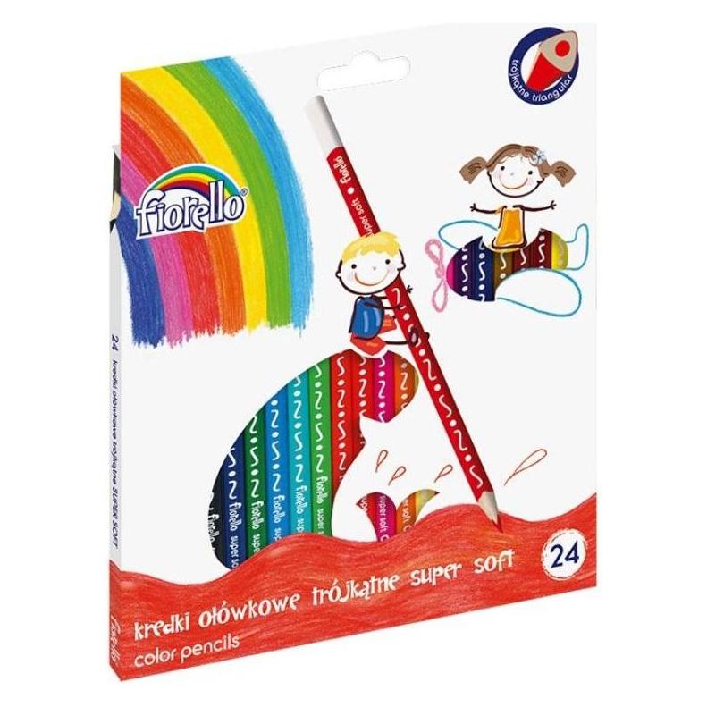 GrandHall Superweiche Buntstifte 24 Farben FIORELLO (24x) (WIKR-912856)