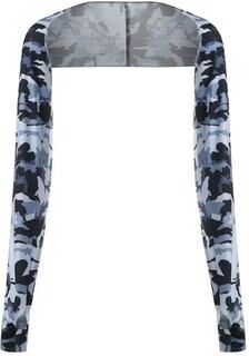 Uplifted Finds One Piece Ultra Thin Shawl Cooling Arm Sleeves & UV Sun Guard camouflage Grey