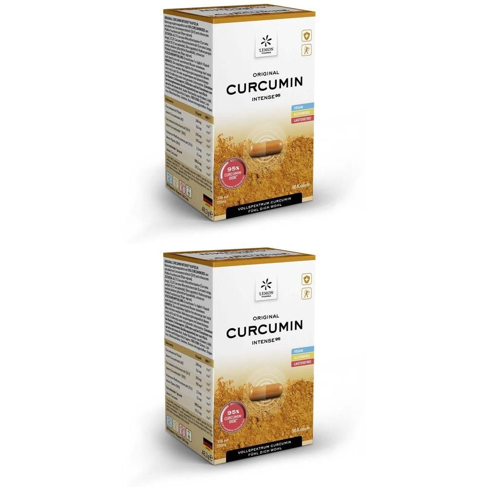 Curcumin Kapseln Cumacure intense 95 x2 2x90 St