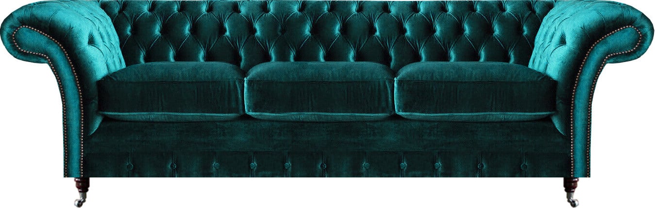 Chesterfield driezitsbank voor de woonkamer