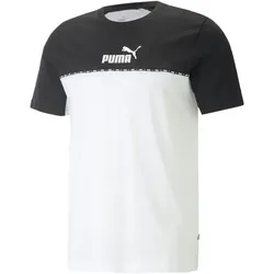 PUMA Essentials Block x Tape T-Shirt Herren 01 - PUMA black M