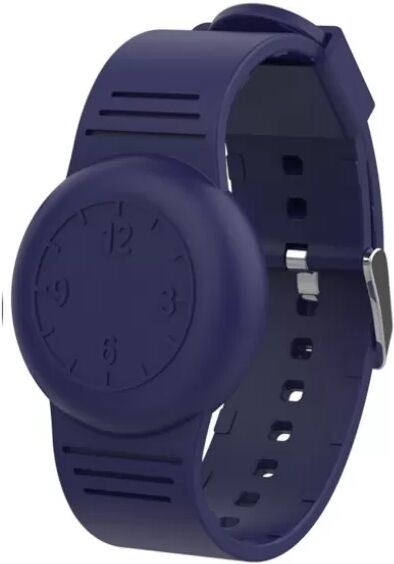 INF Support de bracelet de montre AirTag Bleu