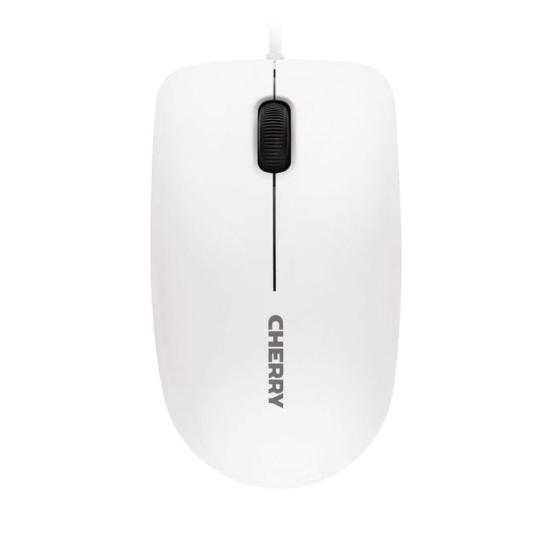 Cherry MC-1000 Kabelgebundene Maus USB weiß grau JM-0800-0