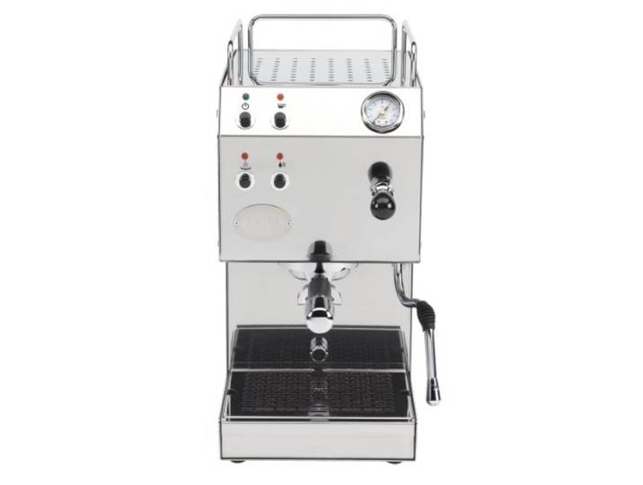 ECM ESPRESSOMASCHINE CASA IV, CASA 4 EDELSTAHL POLIERT,NEUSTES MODELL SIEBTRÄGERMASCHINE