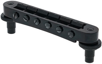 Grover 520BC Guitar Bridge Black Black Chrome