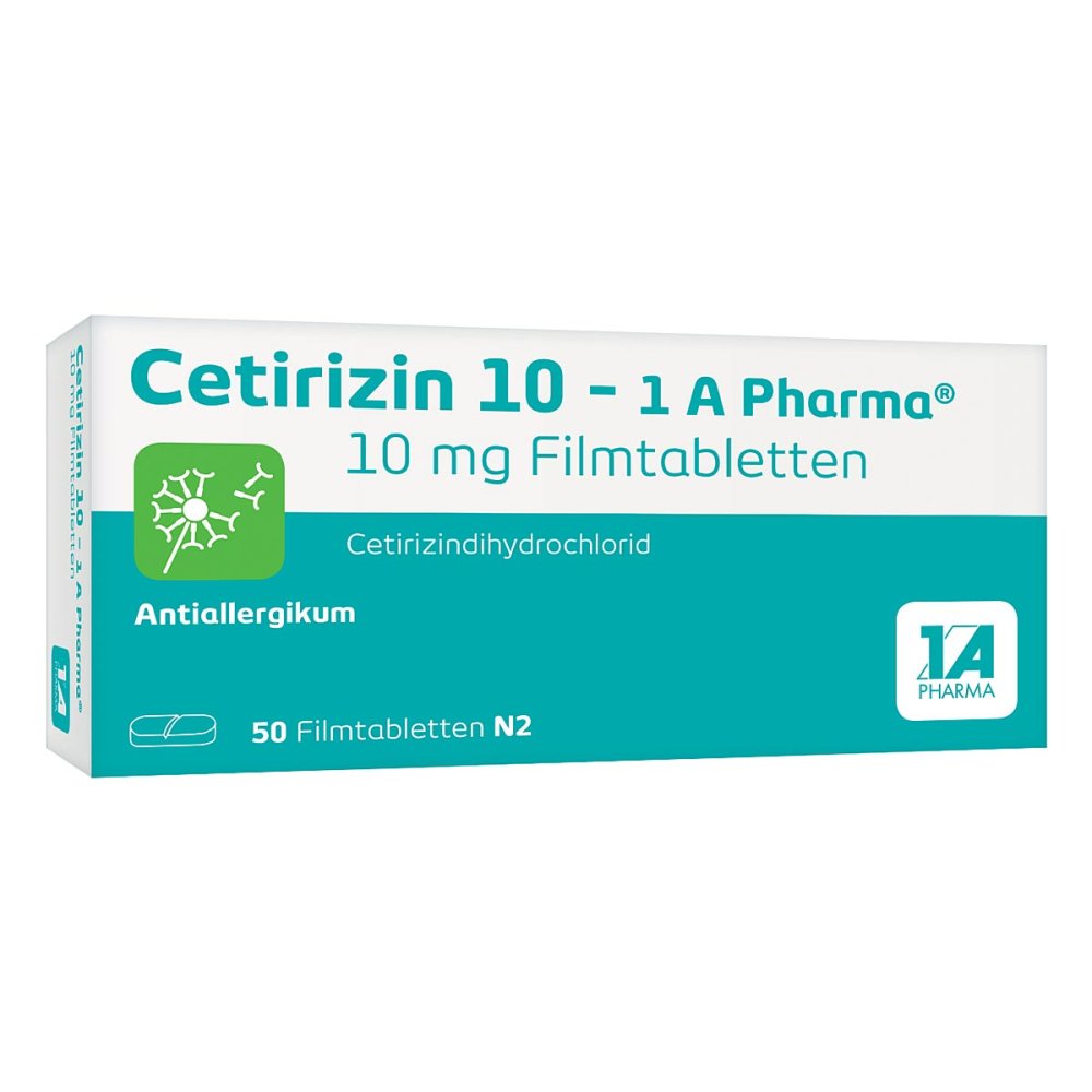 1 A Pharma GmbH Cetirizin 10 - 1 A Pharma® Filmtabletten 03823630