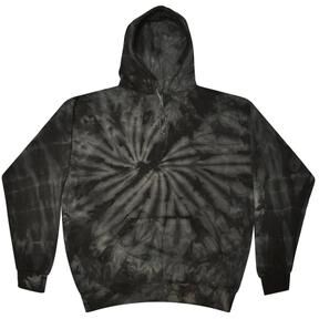 Tie-Dye CD877Y Youth Tie Dye Pullover Hoodie in Spider Black size S 6-8 8777Y, T8777Y