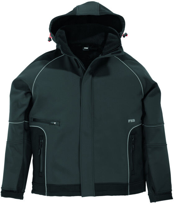 Veste Softsclair Walter taille L anthracite/noir 96 % PES / 4 % EL ; FHB (78518-1220-L)