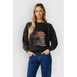 Rip Curl Seeker Raglan Standard Crew Sweater washed black Gr. M