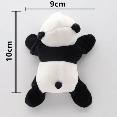 Uplift Curations Cartoon Panda & Raccoon Fridge Magnets Cute Animal Magnetic Decor For Kitchen & Home black Panda 1pc