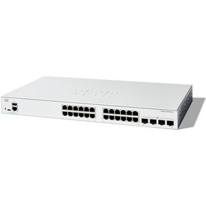 Cisco Switch Catalyst, C1200-24T-4G, managed, 24-Port, 1 Gbit/s, 4x SFP
