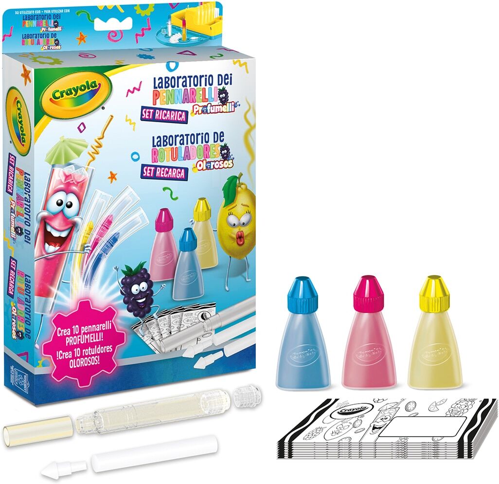 Crayola Set Recarga Laboratorio de Rotuladores Olorosos Neón .