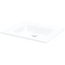 Bette BetteAqua Einbau-Waschtisch A070-004 60x49,5cm, edelweiß