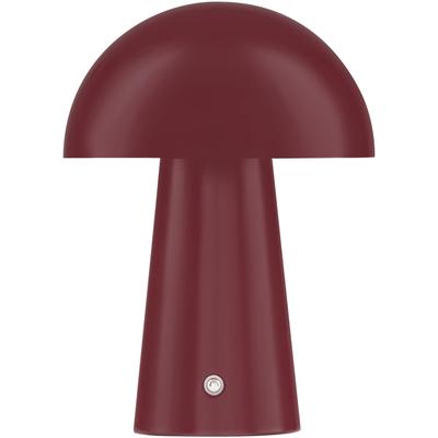 NOVA LUCE Tischleuchte "ANDE", rot, 1, Ø 16cm H: 22cm, 1 Stk., Leuchten, Tischleuchte