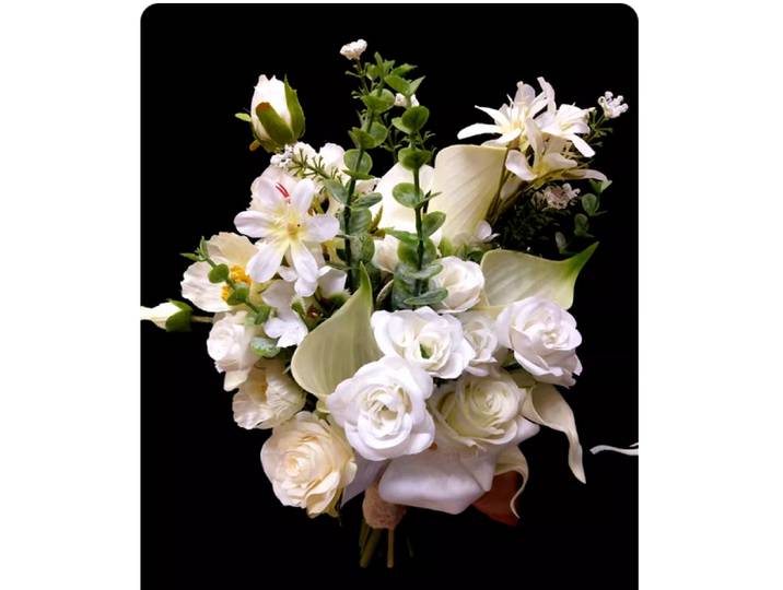 Accessoires photographiques fleurs à main fleurs artificielles mariée fleurs à main studio photo famille photo mariage flux à main