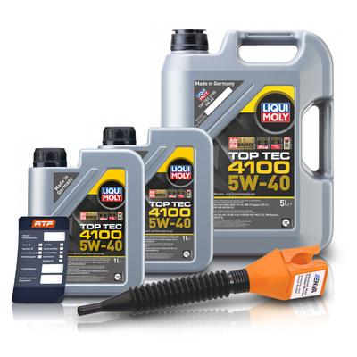 Liqui Moly 7 L Top Tec 4100 5W-40 + Ölwechsel-Anhänger [Hersteller-Nr. 10804131]