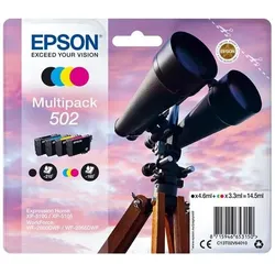 Epson, Druckerpatrone, 502 Multipack (BK, C, M, Y)