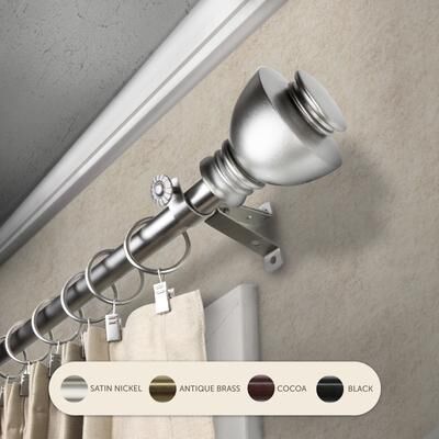 InStyleDesign Tristan Adjustable Curtain Rod