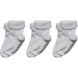 3er Pack hummel hmlMINI Antirutsch Baby-Socken 9001 - white 15-17