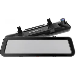 Wolfbox G900TriPro Kabinen-WLAN 4K + 2,5K-Dashcam (Eingebautes Mikrofon, 4K), Dashcam, Schwarz