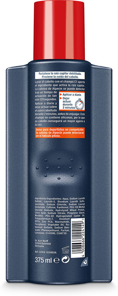 Alpecin Caféine shampooing anti-chute C1 375 ml
